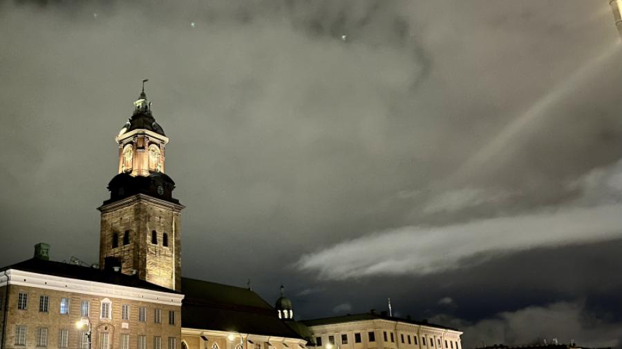 Tyska kyrkan i början av hösten